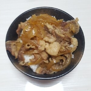 簡単牛丼